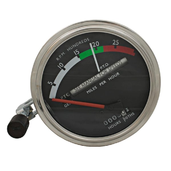Aftermarket Tachometer Gauge Red Needle Fits John Deere 4520 600 4620 4000 4020 AR32827 GAM10-0001 - main